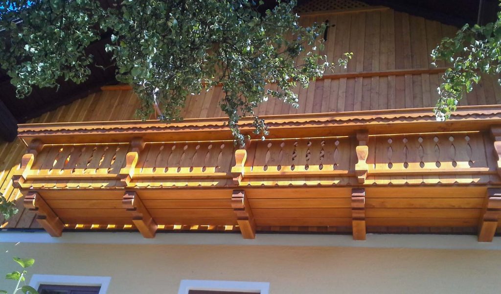 Balkone Fassaden Holzbau Frank